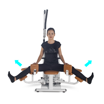 ＜img src="https://bodychargerfitness.com/wp-content/uploads/2020/06/EST-4000-Opration-Step2_1.png" alt="Stretch trainer, designed for relieve tight lower body muscle, Adductor muscle, Pectineus muscle, Gracilis muscle, improve your posture, prevent injury during and after the exercise."＞