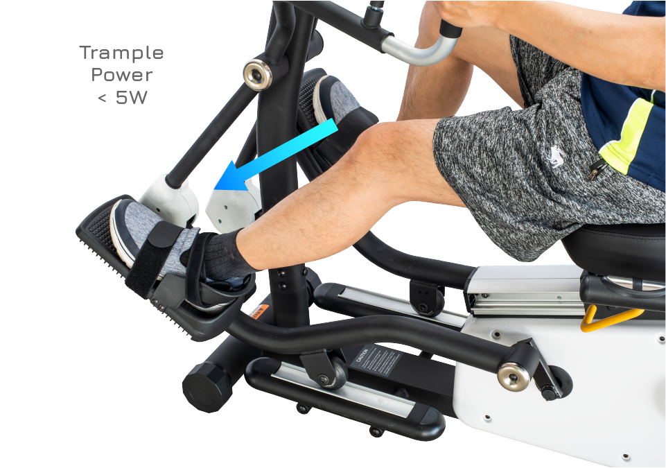 ＜img src=" https://bodychargerfitness.com/wp-content/uploads/2021/06/Product-GB7005-Feature-V1-4.png " alt=" Mini recumbent cross trainer, compact recumbent elliptical, compact cross trainer, small size recumbent cross trainer, low starting watt, commercial use rehabilitation, cardiac rehab, senior exercise, physical therapy fitness equipment."＞