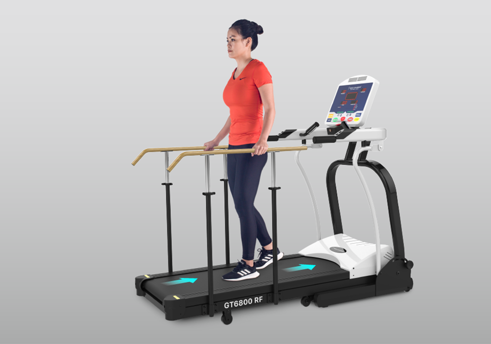 ＜img src="https://bodychargerfitness.com/wp-content/uploads/2022/04/Product-GT6800-RF-Features-V1-6.png" alt="Rehabilitation treadmill, home use physio folding treadmill, reverse backward walk, for rehabilitation, cardiac rehab, senior exercise, physical therapy fitness equipment."＞