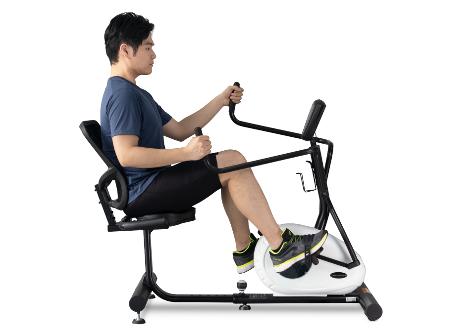 ＜img src="https://bodychargerfitness.com/wp-content/uploads/2021/08/Product-GB3050-M-Feature-V7-2.png" alt="Total body trainer is a home use recumbent cross trainer, for in-home rehabilitation, cardiac rehab, senior exercise, physical therapy fitness equipment "＞